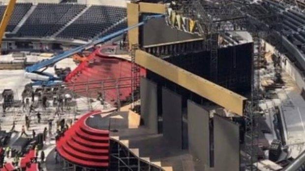 WWE WrestleMania 39 舞台和布景施工图片泄露到互联网上，文斯麦克马洪 (Vince McMahon) 追求好莱坞主题