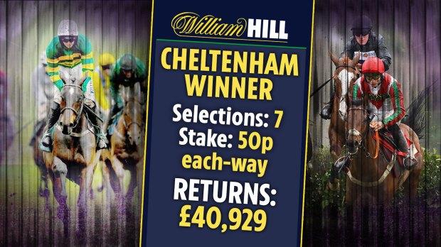 切尔滕纳姆投注者从 1 英镑的投注中获得 4 万英镑……尽管只选了一个赢家