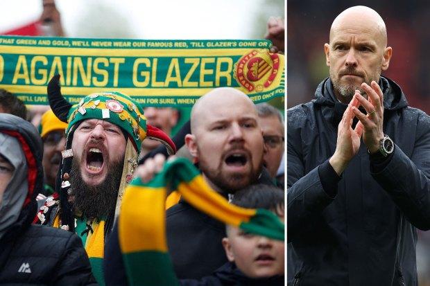 Erik ten Hag 坚称曼联球迷支持球队，尽管在阿斯顿维拉获胜前有更多格雷泽出局抗议