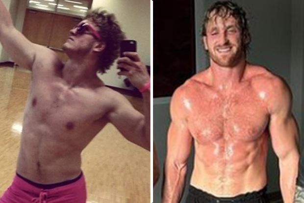 当 WWE 明星在裸照锻炼后看起来“JACKED”时，洛根保罗疯狂的身体转变让粉丝们感到震惊