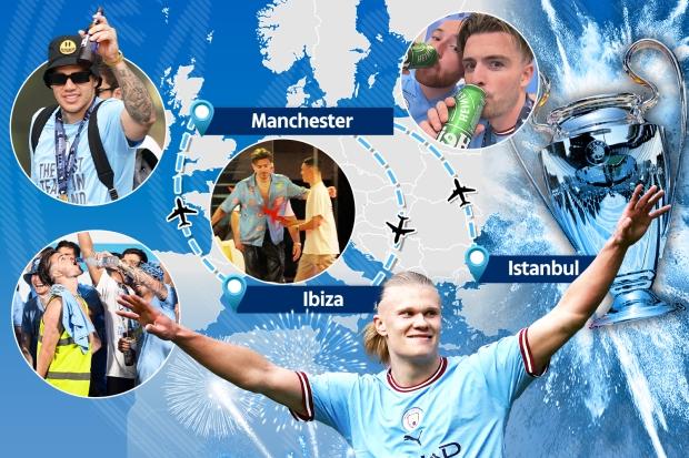 Inside Man City 明星四天狂欢，Jack Grealish 带领从伊斯坦布尔到伊维萨岛和曼彻斯特的不间断派对