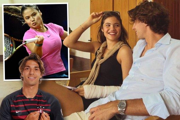 20 岁的网球明星艾玛·拉杜卡努 (Emma Raducanu) 与大亨帅气的儿子亲密相处，引发了约会谣言