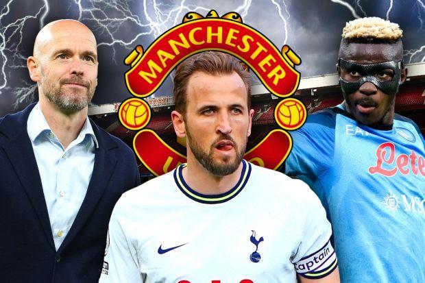 Erik 10 Hag 和 Man Utd 董事会在 Harry Kane 转会问题上出现分歧，其他三名顶级前锋成为目标