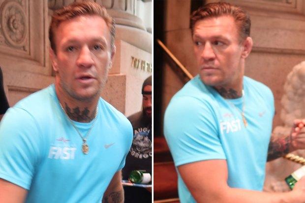 UFC 明星周末庆祝生日时，康纳·麦格雷戈 (Conor McGregor) 刮得干干净净，看起来面目全非