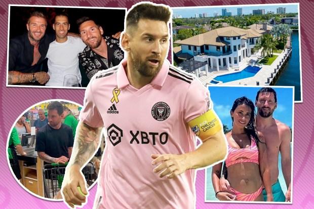 走进莱昂内尔·梅西 (Lionel Messi) 奢华的迈阿密生活方式：住在价值 860 万英镑的豪宅中，在价值 1000 英镑的牛排餐厅 Gekko 享受美食
