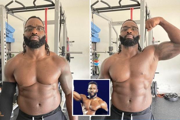 缺席 WWE 明星塞德里克·亚历山大 (Cedric Alexander) 体重增至 220 磅并被赋予新昵称时的庞大身体转变