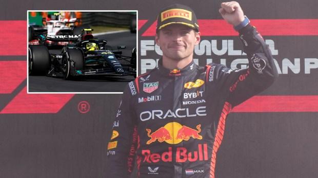 马克斯·维斯塔潘 (Max Verstappen) 在意大利大奖赛上打破 F1 连续 10 场胜利的记录，而“该死​​的”刘易斯·汉密尔顿 (Lewis Hamilton) 受罚后仅获得第六名