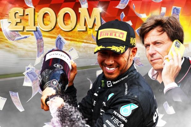 刘易斯·汉密尔顿 (Lewis Hamilton) 与梅赛德斯签署价值 1 亿英镑的巨额合同，F1 传奇人物将继续职业生涯至 40 多岁