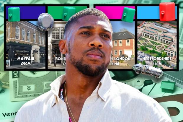 安东尼·约书亚 (Anthony Joshua) 惊人的房地产投资内幕，包括在梅费尔 (Mayfair) 和邦德街 (Bond Street) 拥有商业建筑