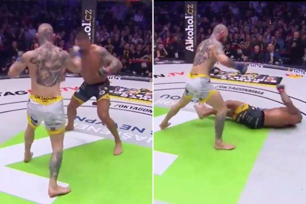 MMA明星在“年度KO”让他难以站立后需要医疗救助