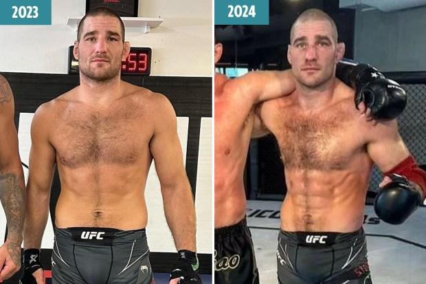 肖恩·斯特里克兰 (Sean Strickland) 在 UFC 297 与杜·普莱西斯 (Du Plessis) 交锋前疯狂的身体转变让 MMA 粉丝们震惊不已