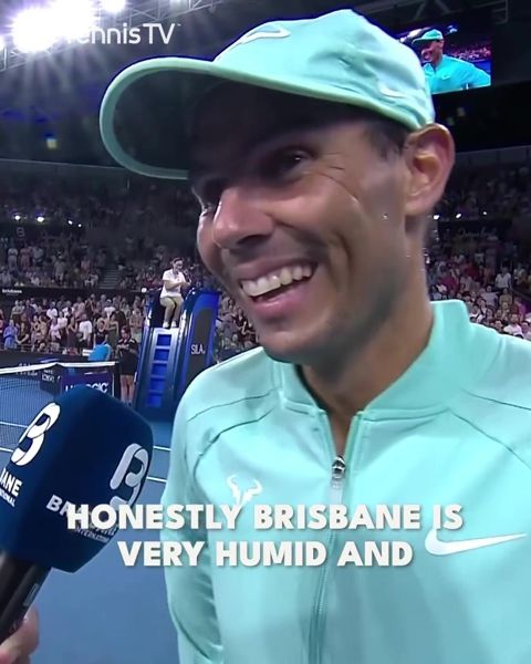 拉法·纳达尔在澳大利亚公开赛前的电视直播采访中透露了对“奇怪”惩罚的困惑