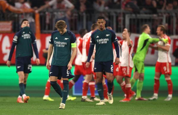 拜仁慕尼黑 1 阿森纳 0（总比分 3-2）：驯服的枪手因赛季迅速脱轨而退出冠军联赛
