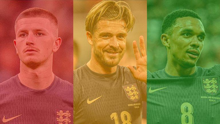 英格兰 2024 年欧洲杯阵容：加雷斯·索斯盖特将带谁前往德国，谁会在他们的位置上挥汗如雨？