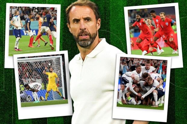 加雷斯·索斯盖特 (Gareth Southgate) 在三狮军团的过山车生涯中取得了英格兰最伟大的胜利和最令人震惊的失败
