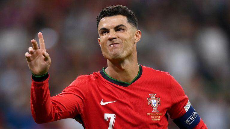 C罗：葡萄牙队长的任意球很浪费，但他的全面比赛让他的国家在2024年欧洲杯上付出了代价