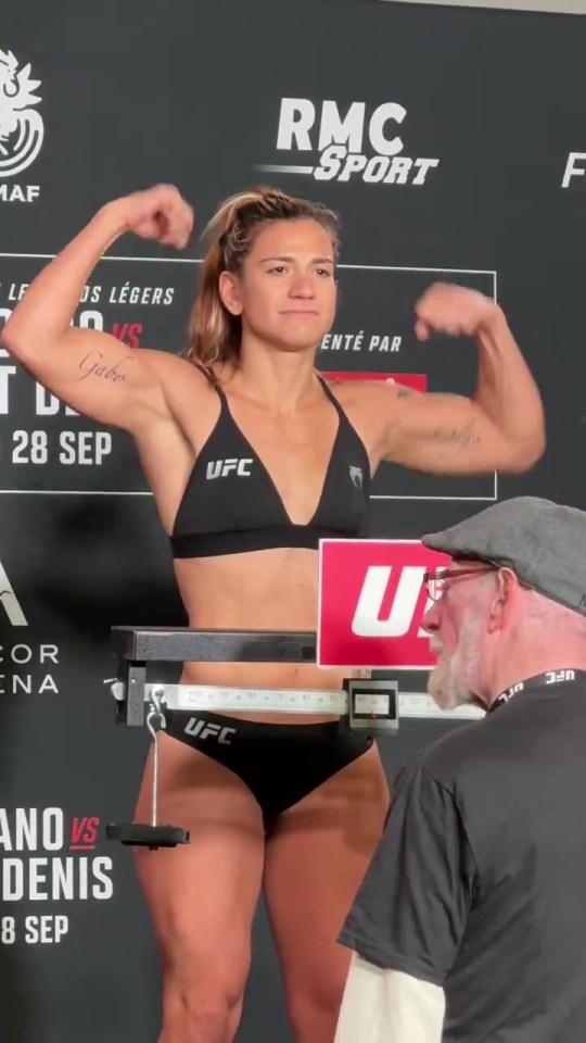 人们对 UFC 女选手的健康感到担忧，因为她在称重时无法停止颤抖，看起来几乎要哭了
