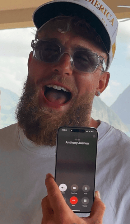安东尼·约书亚（Anthony Joshua）和杰克·保罗·泰斯（Jake Paul Tease）2026战斗，他们在YouTube明星的震惊呼唤之后分享电话