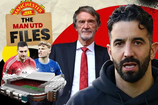 曼联文件：Ruben Amorim全力以赴，以5000万英镑的Jarrad Branthwaite转移，但Everton Star设定了严格的状况