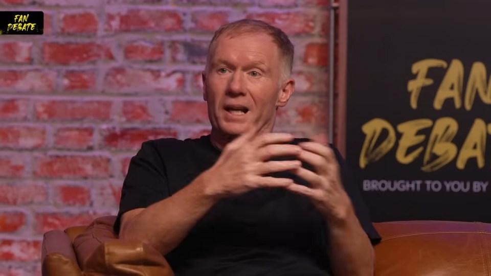 曼联星敲响了保罗·斯科尔斯（Paul Scholes），并试图在普吉特（Pundit）的批评上与他面对他