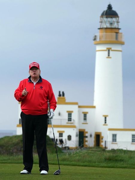 英国政府推动唐纳德·特朗普（Donald Trump）的Turnberry举办公开赛，以求助高尔夫球总统