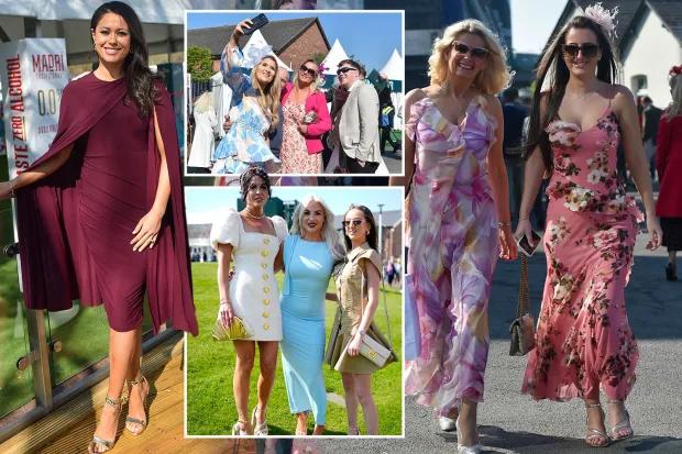 Glam Aintree赛车运动员与彩色的服装和迷人者一起淘汰了大国节第一天的所有站点