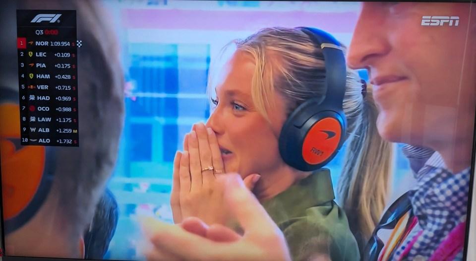 兰多·诺里斯（Lando Norris）的“确认女友谣言”是一个令人惊叹的模特，约会的足球超级巨星在摩纳哥为他加油打气