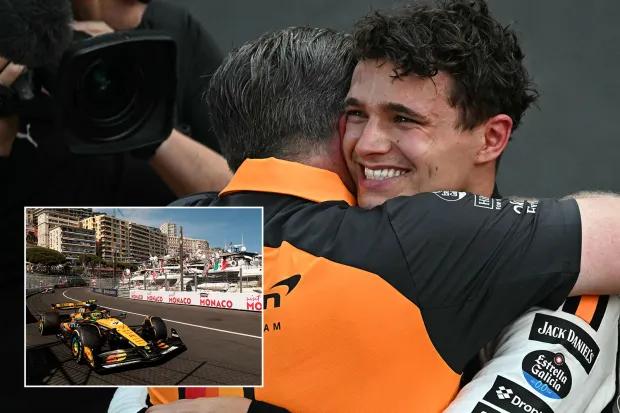 兰多·诺里斯（Lando Norris）在女友面前赢得摩纳哥大奖