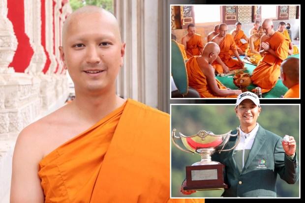 “这让我感到更加镇定”  – 高尔夫明星说成为一个受命的和尚帮助他在Royal Prothush的公开赛中赢得了胜利