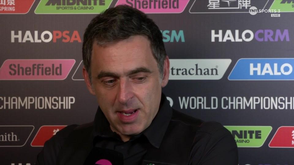 “我很困惑..这是一场挣扎”  – 罗尼·奥沙利文（Ronnie O'Sullivan）在世界斯诺克冠军之后进行了令人担忧的采访