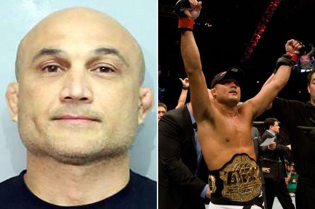 前UFC冠军BJ Penn被捕并被指控虐待家庭或家庭成员，因为警察突袭了他的卧室