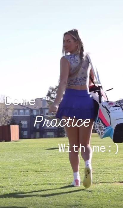 Paige Spiranac冒着衣柜故障的风险，路线上有两套大胆的服装，包括透明顶部