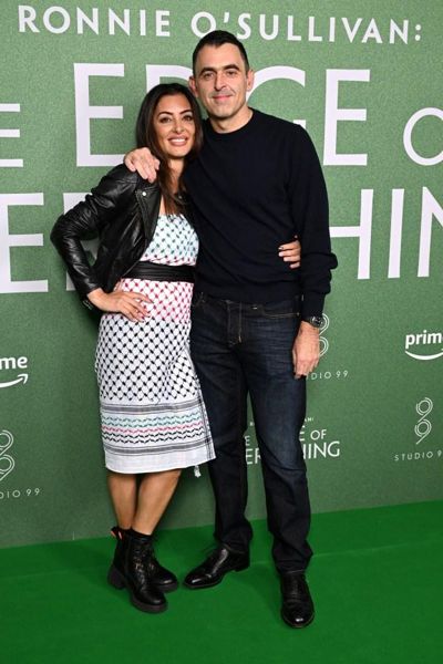 罗尼·奥沙利文（Ronnie O’Sullivan）和女友莱拉·鲁瓦斯（Laila Rouass）在分裂后又九个月彼此循环