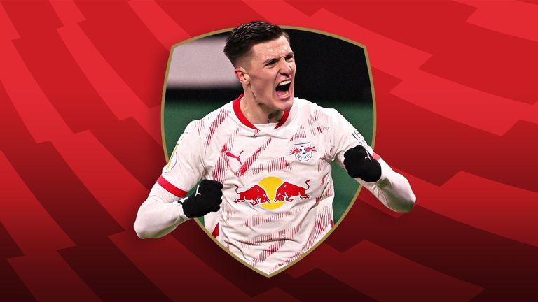 本杰明·塞斯科（Benjamin Sesko）到阿森纳（Arsenal）？ RB Leipzig Striker与Erling Haaland相似，因为枪手会考虑转会