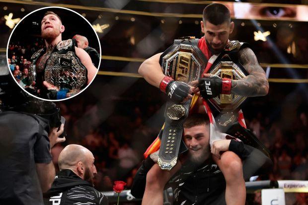 在UFC 317之后出现了疯狂的Ilia topuria和Conor McGregor统计数据，因为西班牙人创造了历史和眼睛Paddy Pimblett