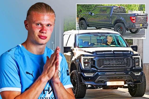 Man City Striker Erling Haaland展示了新的Superfast Truck，它的价格惊人