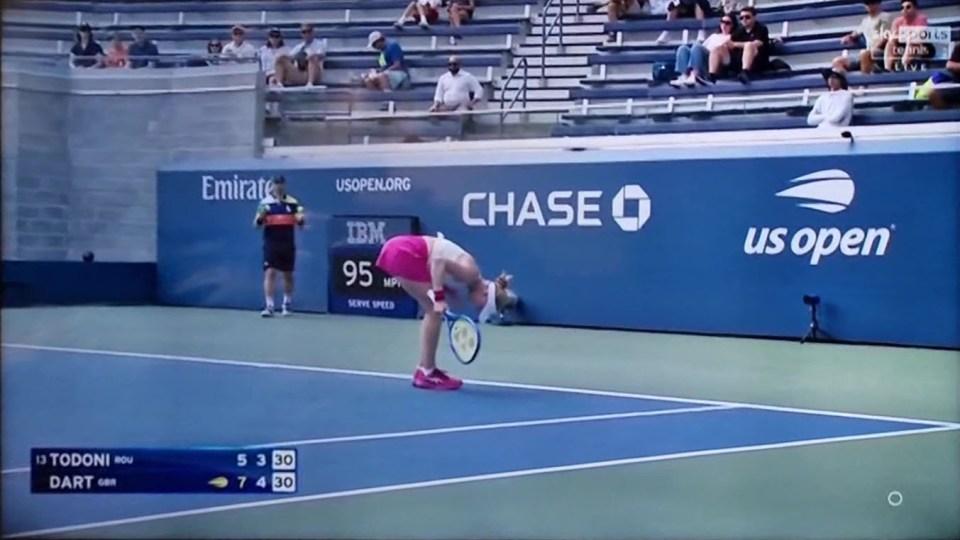 “像恐怖片”  – 英国网球明星在天空体育评论员震惊时让我们开放鲜血的尖叫声