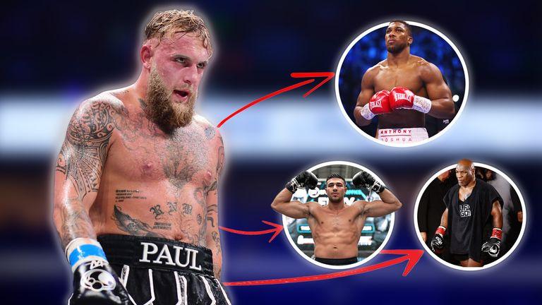 杰克·保罗 (Jake Paul) VS 安东尼·约书亚 (Anthony Joshua)：英国重量级明星与 YouTube 明星的比赛体重在 245 磅以内