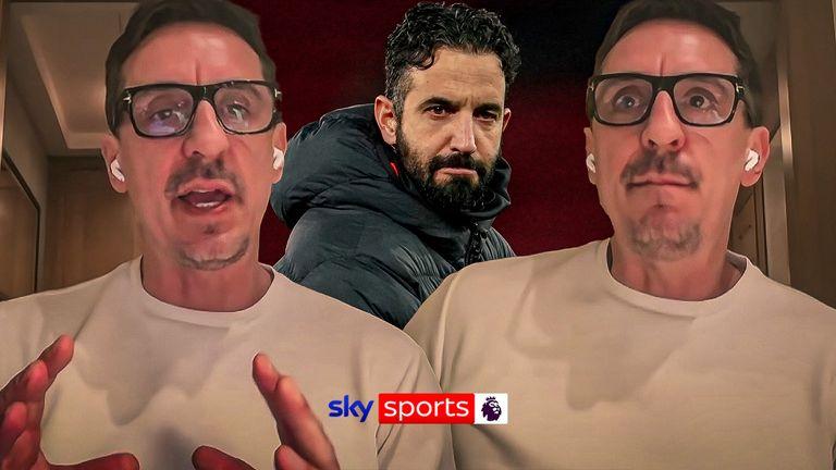 曼联：加里·内维尔表示，鲁本·阿莫林的继任者必须以曼联的方式踢球