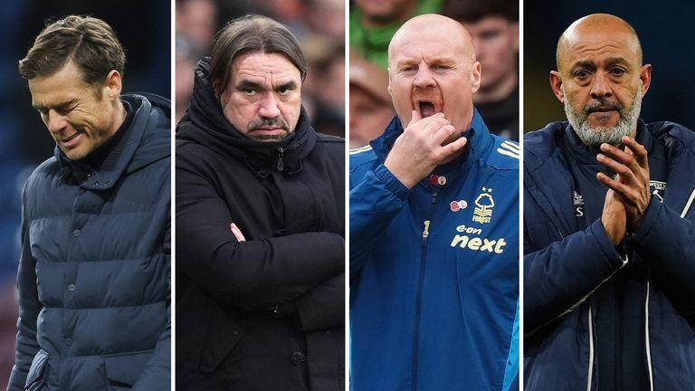 利兹联队对阵诺丁汉森林队，伯恩利队对阵西汉姆联队，这是英超联赛保级大战中一个重要的周末——那么谁会留下来呢？