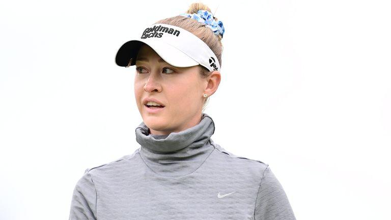 LPGA巡回赛：内莉·科达（Nelly Korda）在冠军赛中领先，英格兰选手洛蒂·沃德（Lottie Woad）在五个洞中吞下四个柏忌后落后