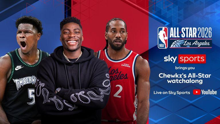 NBA 全明星周末：在天空体育的 YouTube 上免费观看勒布朗·詹姆斯、凯文·杜兰特、卢卡·东契奇的精彩表现