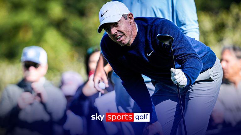 PGA 巡回赛：罗里·麦克罗伊 (Rory McIlroy) 在 AT&T 圆石滩职业业余配对赛上遭遇两个代价高昂的双柏忌，久常亮 (Ryo Hisatsune) 领先