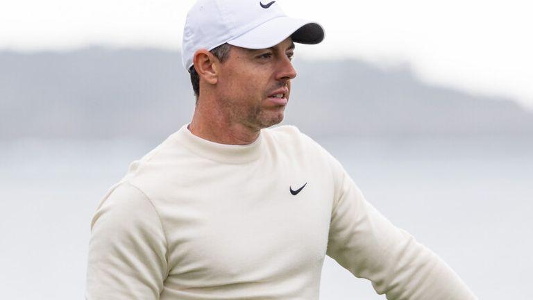 PGA 巡回赛：罗里·麦克罗伊 (Rory McIlroy) 在 AT&T 圆石滩职业业余配对赛中途落后领先 6 杆，斯科蒂·谢弗勒 (Scottie Scheffler) 上演后期拉力赛