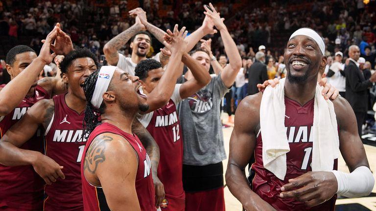 巴姆·阿德巴约 (Bam Adebayo) 在迈阿密热火队 (Miami Heat) 对阵华盛顿奇才队 (Washington Wizards) 的比赛中拿下 83 分，创下 NBA 历史第二高得分纪录